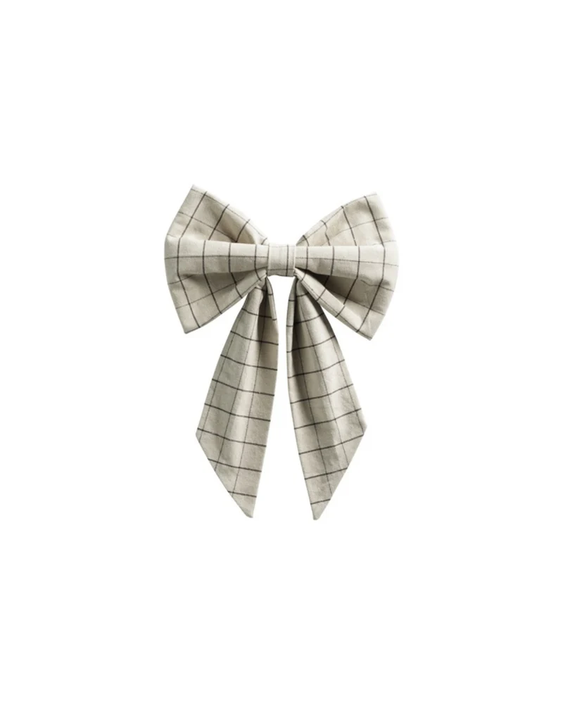 Weihnachts-Schleife / Christmas Bow - Linen - L (28x18 cm)