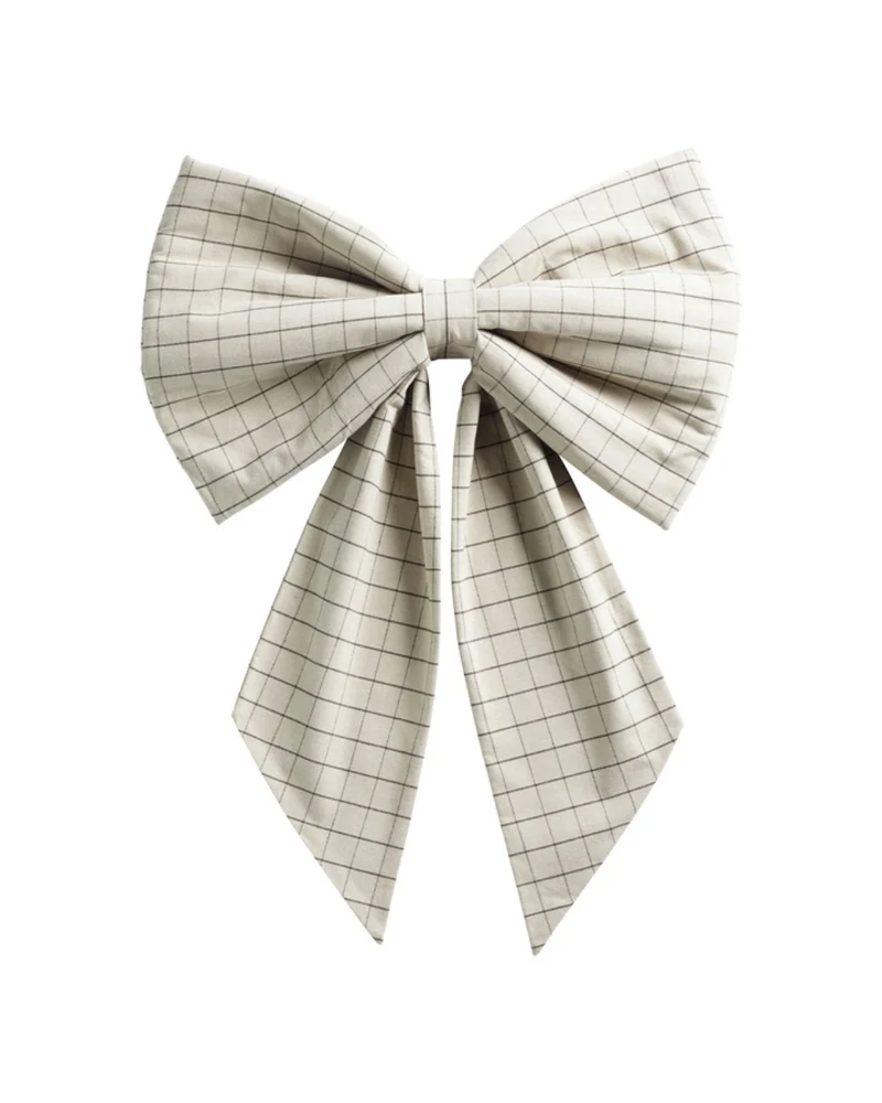Weihnachts-Schleife / Christmas Bow - Linen - XL (60x40 cm)