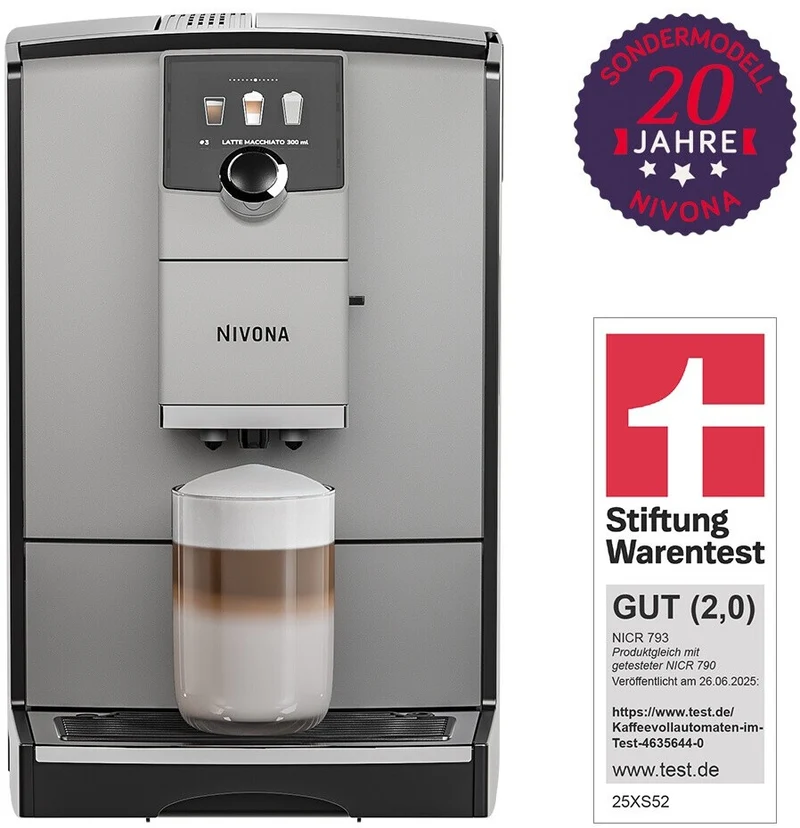 NIVONA CafeRomatica 793 - Designgrau Das 20 Jahre Sondermodel