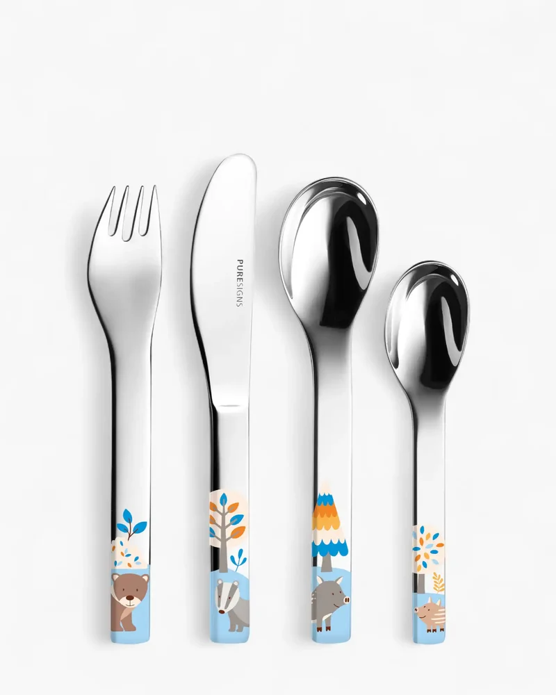 Puresigns Friends set 4 pieces children's cutlery