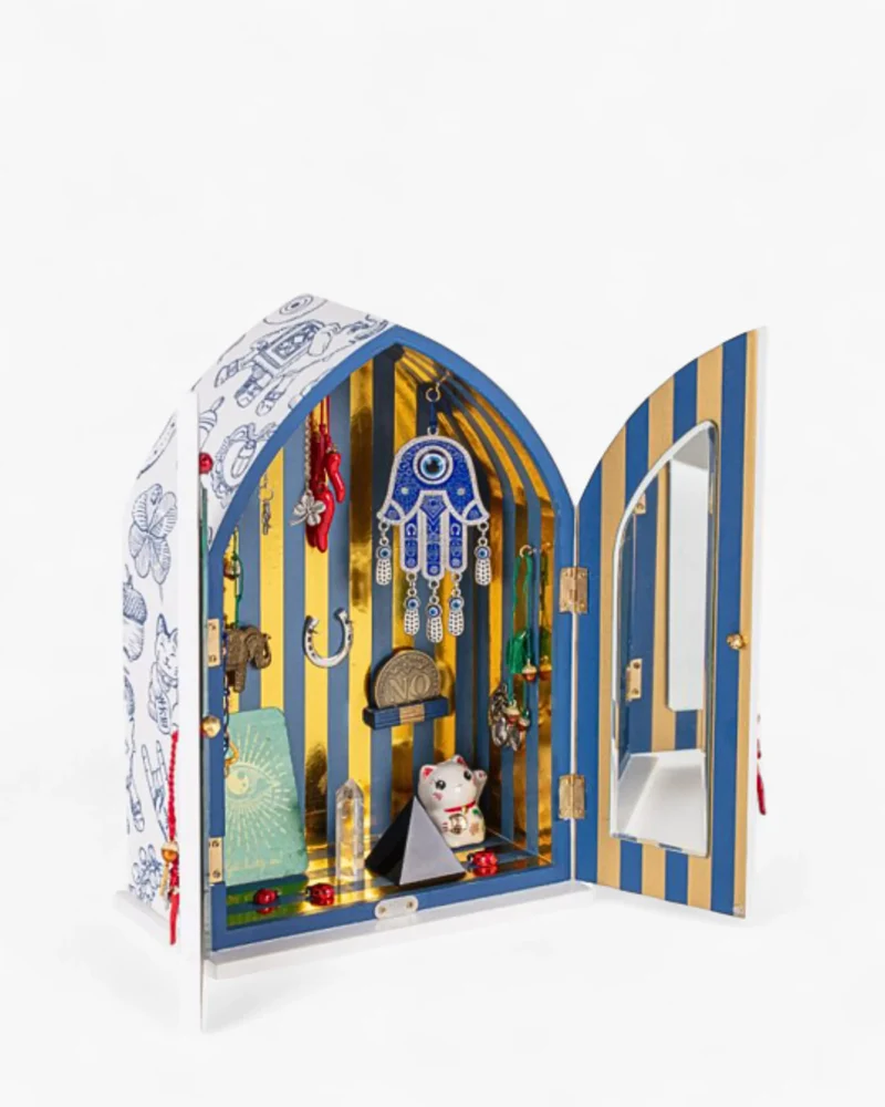 Seletti Lucky Temple decorative box with objects