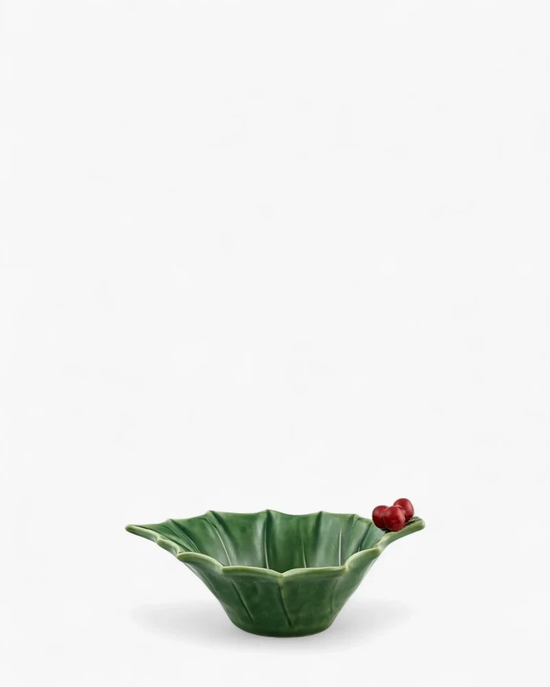 Bordallo Pinheiro Holly/Azevinho bowl