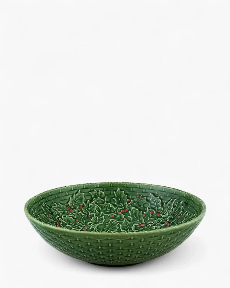 Bordallo Pinheiro Holly/Azevinho salad bowl