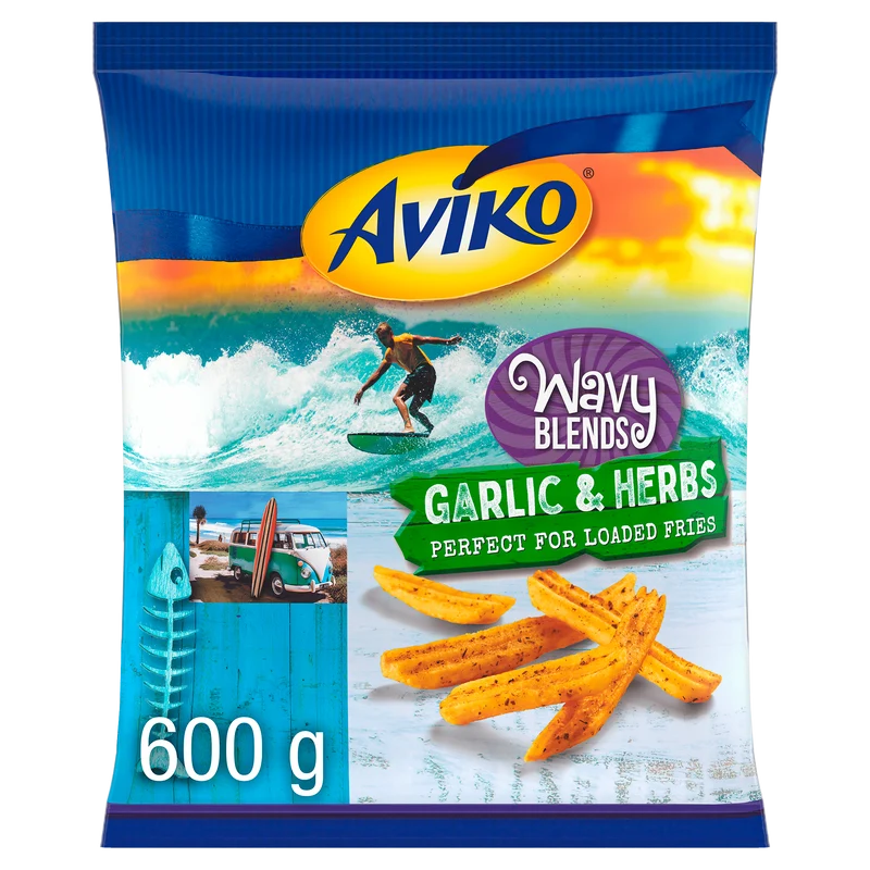 Aviko Wavy Blends Garlic & Herbs