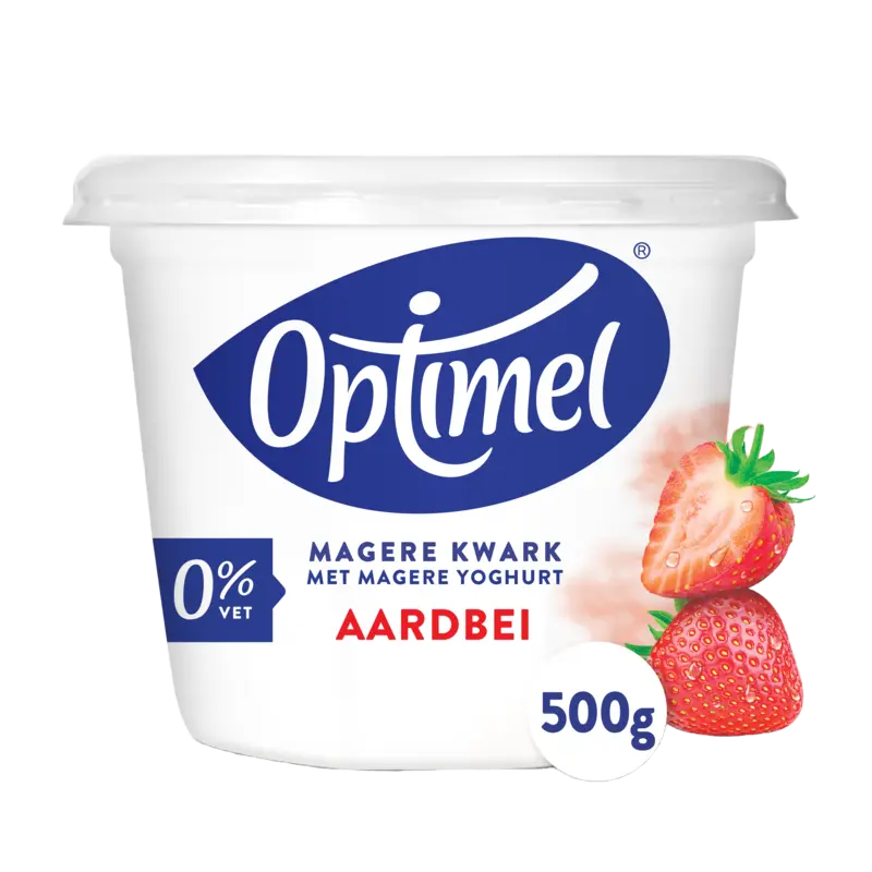 Optimel Magere kwark aardbei