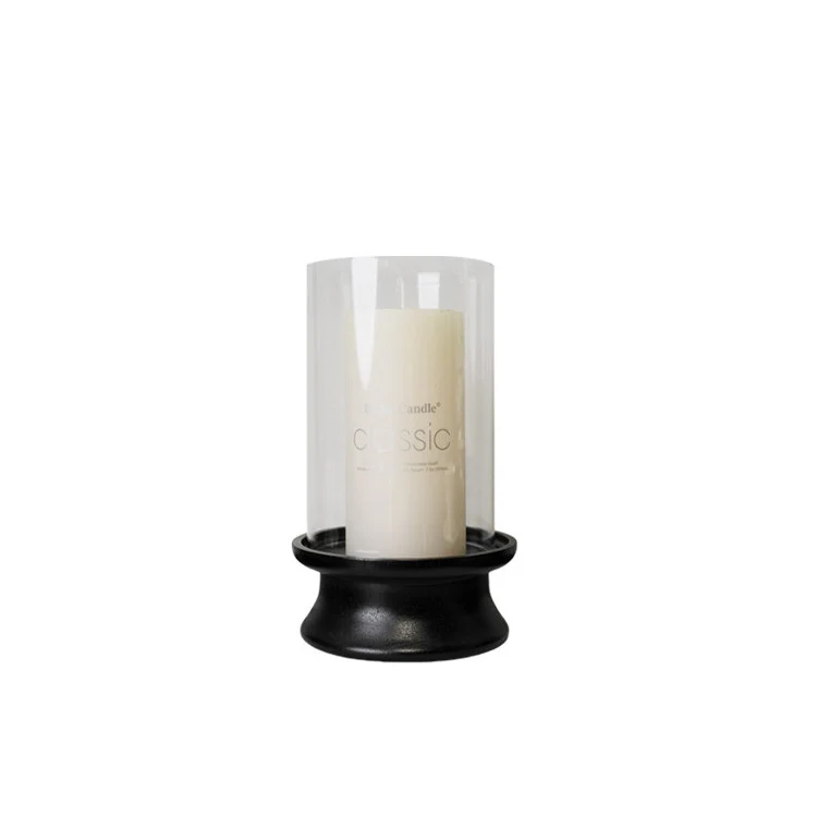 Minimalistischer Glas Kerzenhalter
