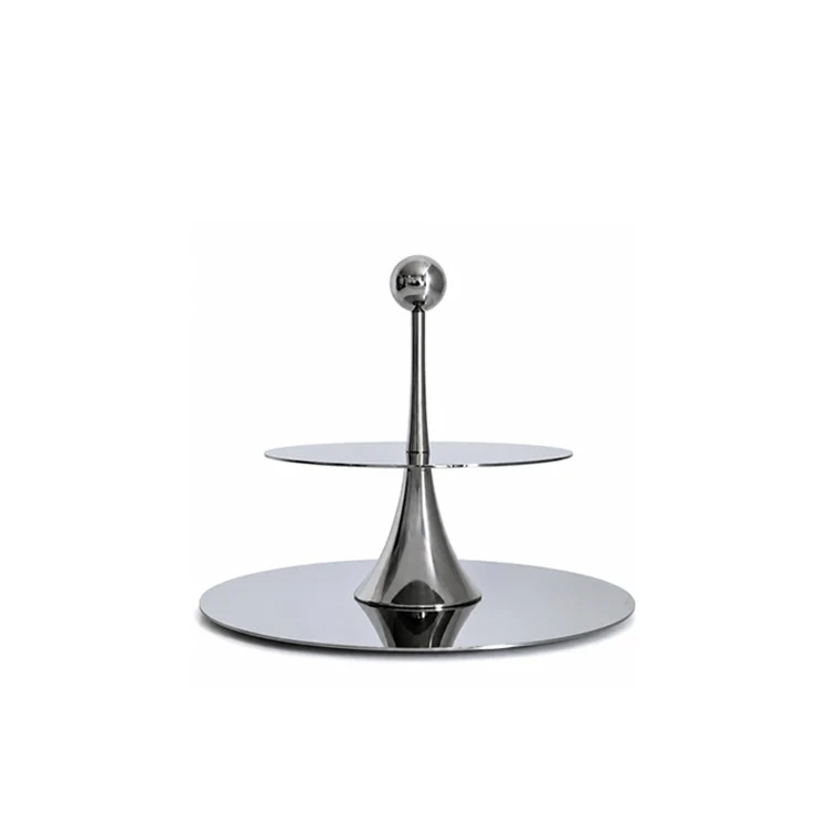 Elegante zweistufige Servierplatte