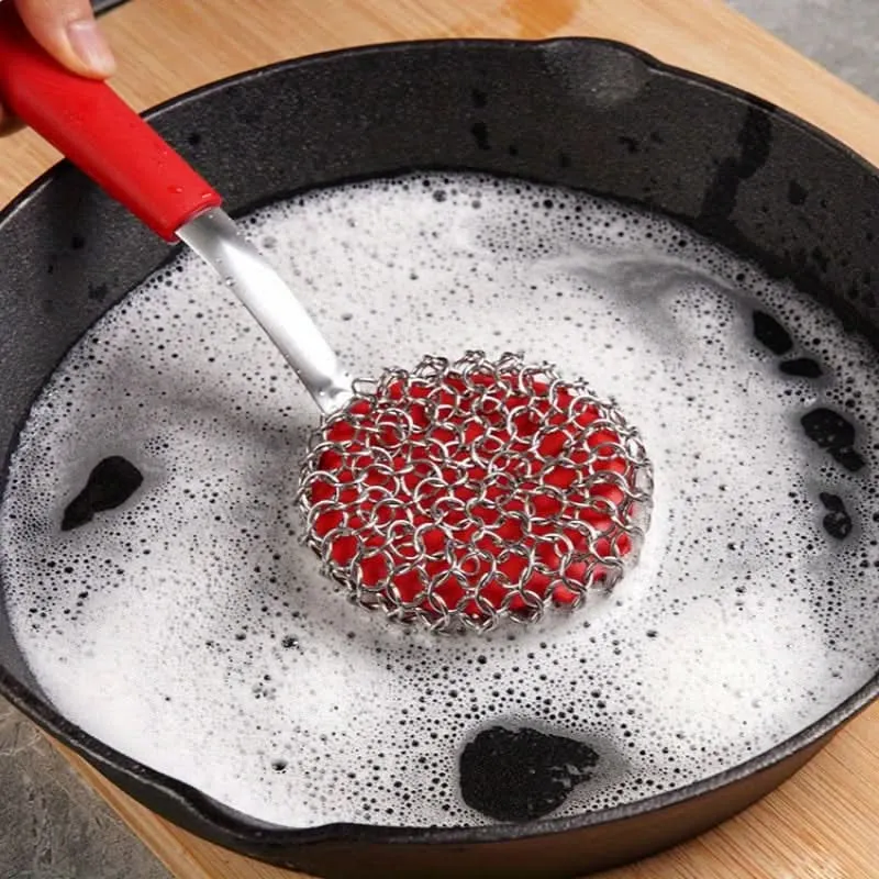 CHAINFLOW – Stainless Steel Grill Scrubber Bristle-Free Design