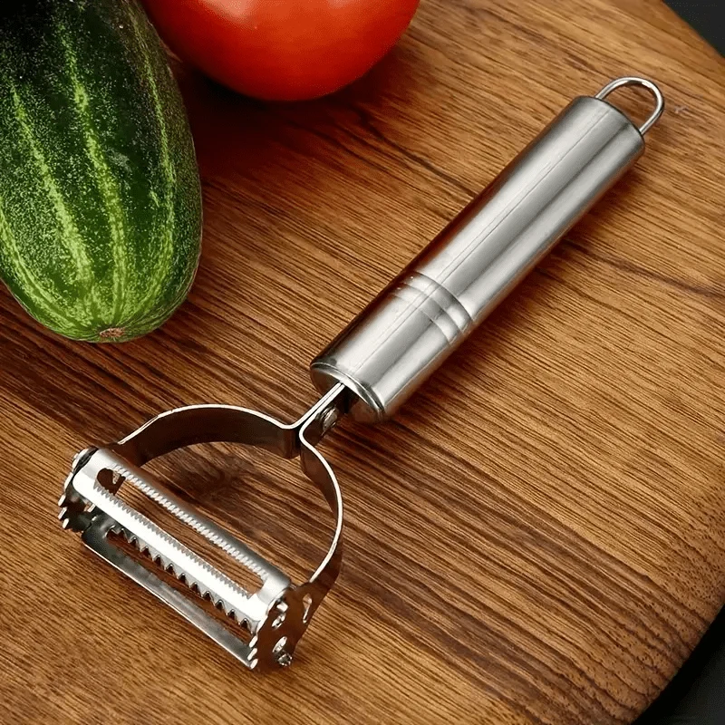 SLICEFLEX – Stainless Steel Vegetable Peeler & Julienne Slicer