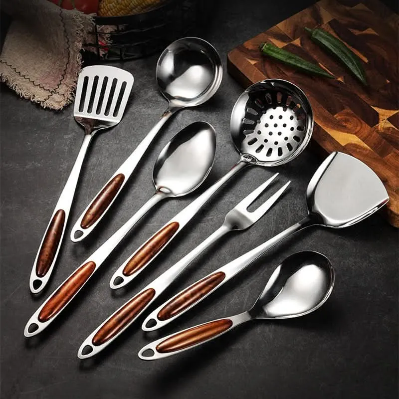 IRONSPAT – Ergonomic Stainless Steel Kitchen Utensil Set for Precision Cooking and Daily Kitchen Use