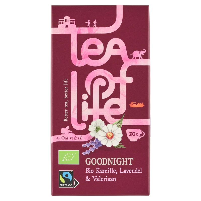 Tea of Life Goodnight kamille lavendel valeriaan