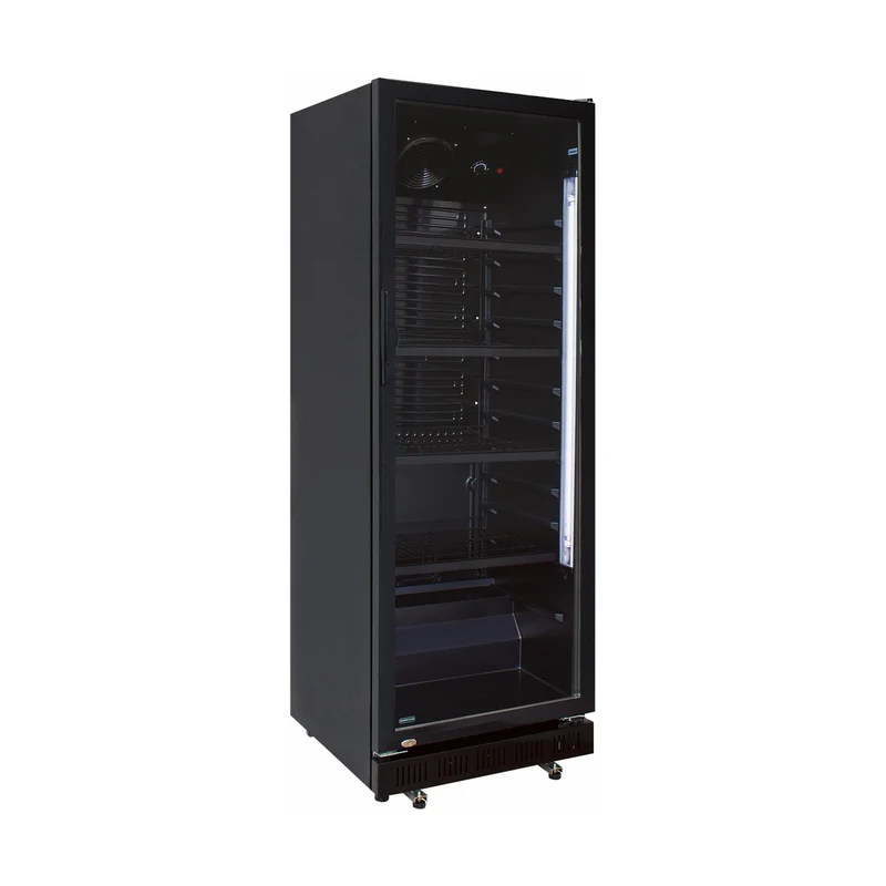 Flaschenkühlschrank 360 L 620x635x1732 mm, schwarz
