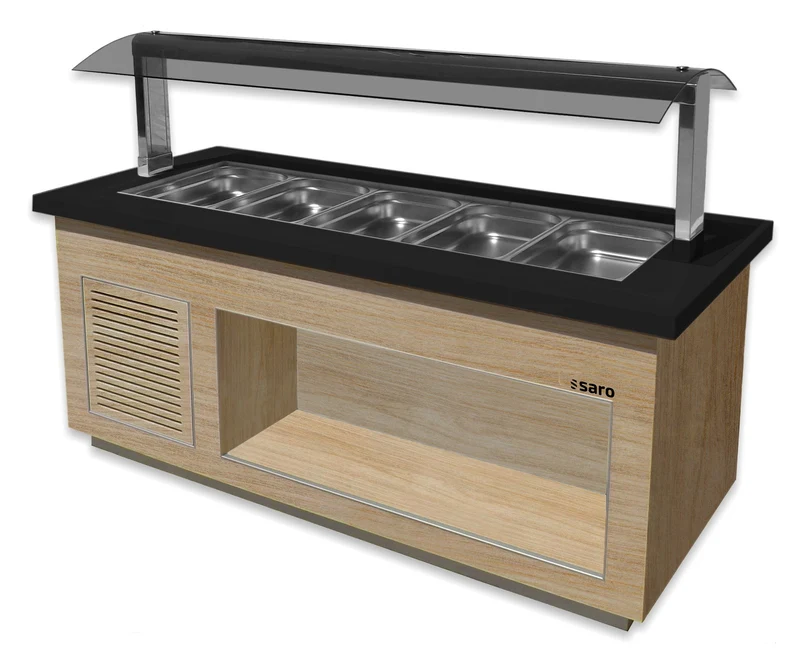 Saro Salatbar für 5x 1 / 1 GN, PREMIUM LINE SB-K200 OAK
