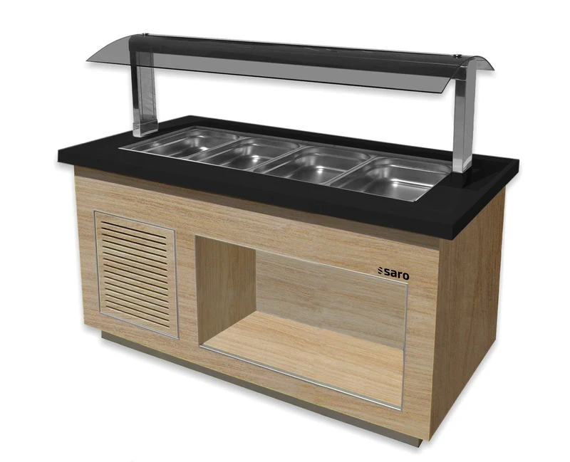 Saro Salatbar für 4x 1 / 1 GN, PREMIUM LINE SB-K170 OAK