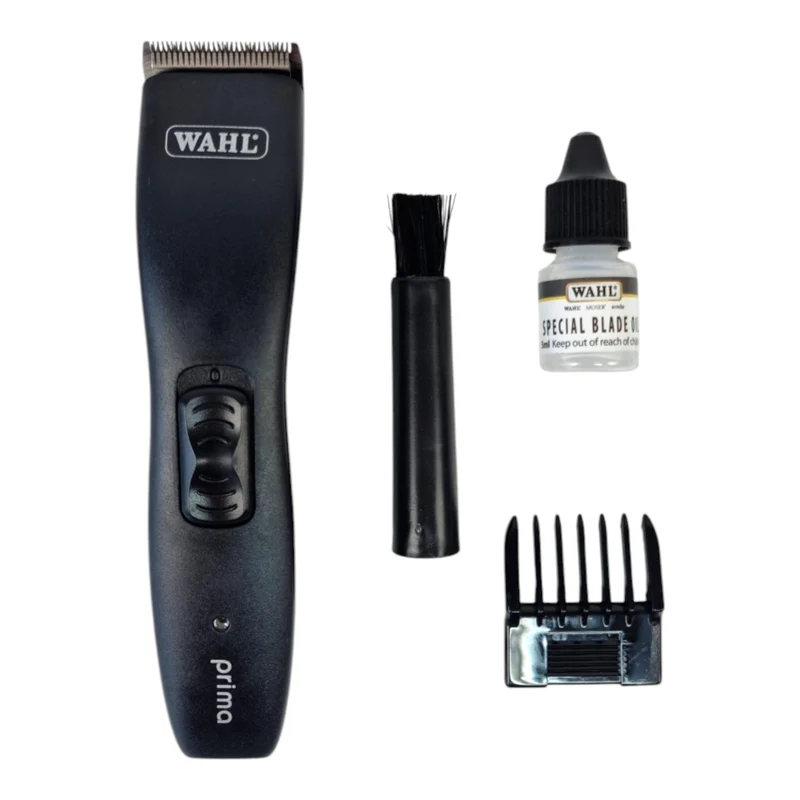 Wahl Prima Akku Tierhaarschneidemaschine 3 - 6 mm + Ladegerät + Aufsteckkamm ( 1586-0471 )