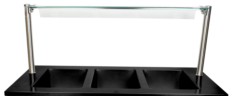 Saro Spuckschutzwand zum Bain Marie Trolley BTS-2