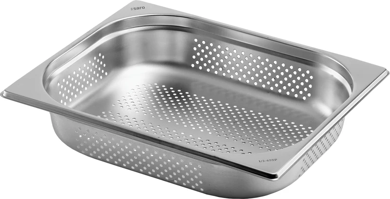 Saro TOP LINE GN-Behälter 1/2 GN perforiert T 100mm
