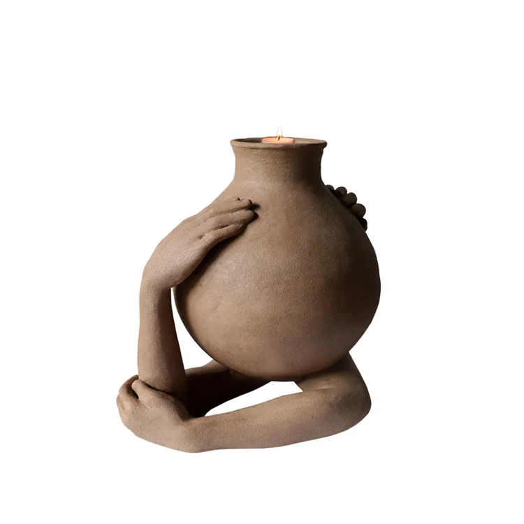 Künstlerische Hände-Umarmende Dekorative Vase