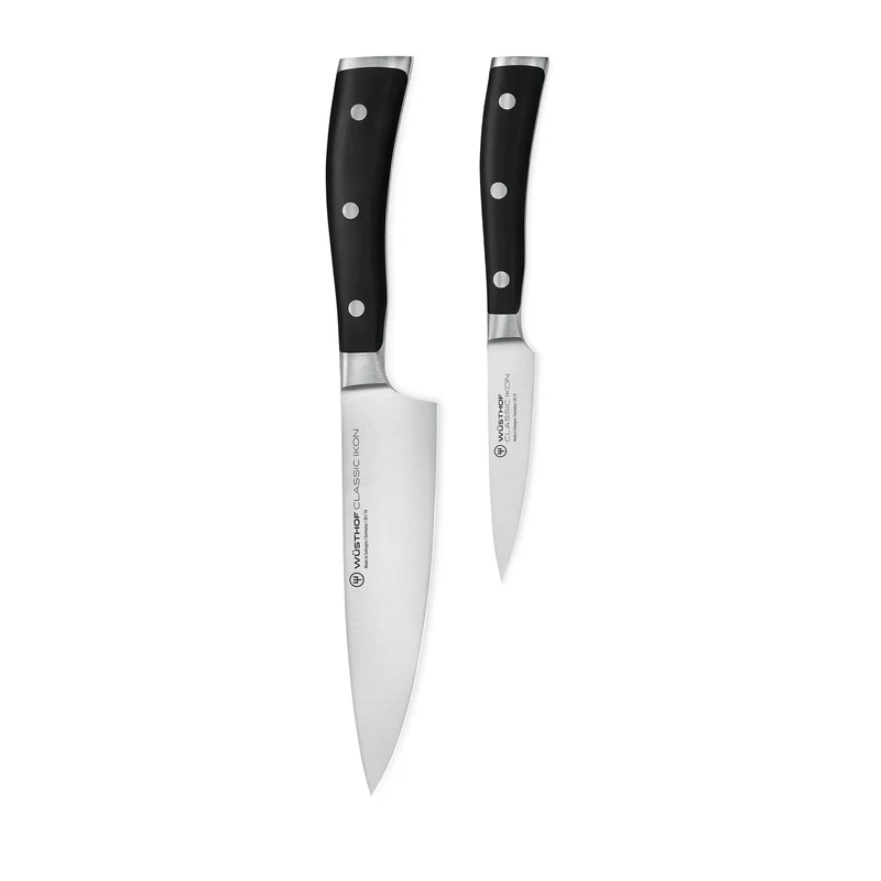 Wüsthof - Classic Ikon 2-teiliges Messerset - Kleines Kochmesser + Officemesser