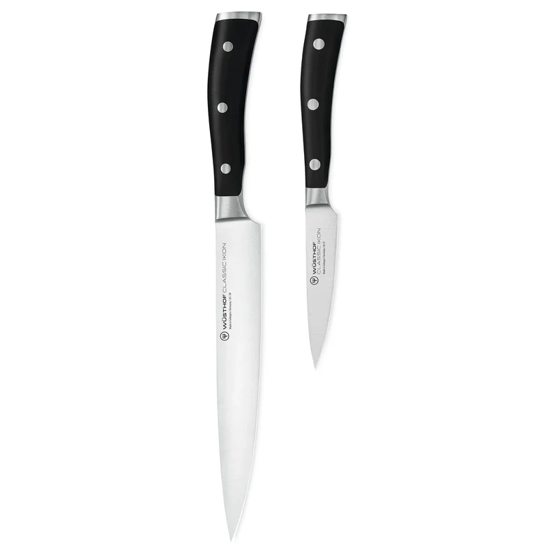 Wüsthof - Classic Ikon 2-teiliges Messerset - Fleischmesser + Officemesser