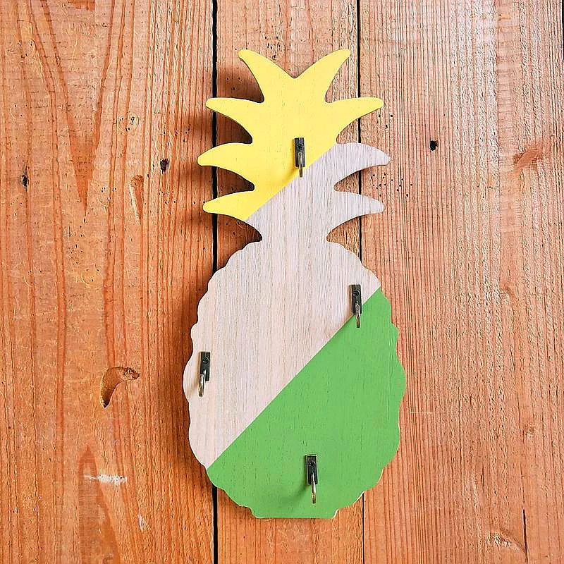 Dekorativer Ananas Wandhaken