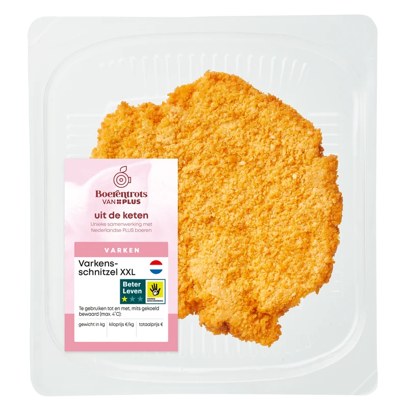 Boerentrots Varkensschnitzel XXL