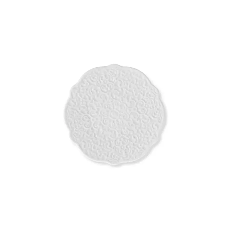 Alessi MW01 Dressed saucer for cup white