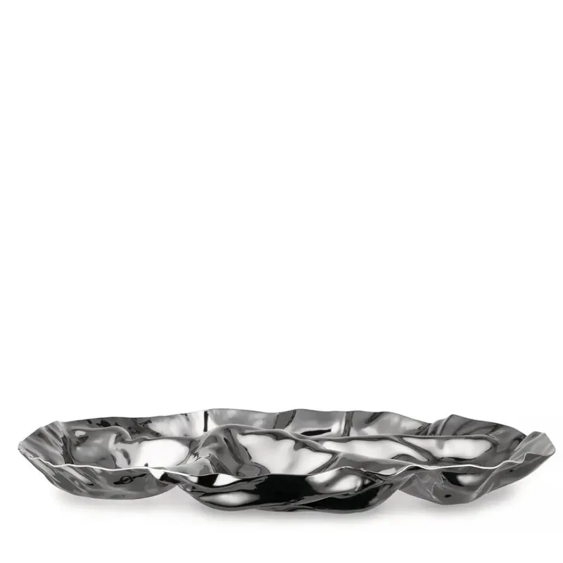 Alessi LC14 Pepa four-section hors-d'oeuvre dish in steel