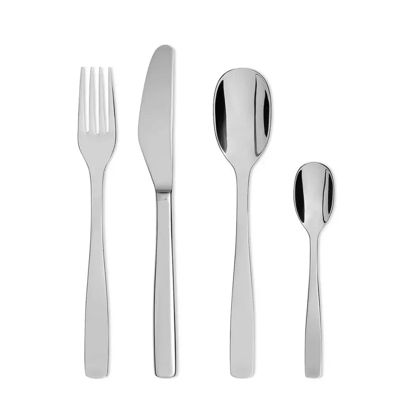 Alessi AJM22S24 KnifeForkSpoon steel cutlery set 24 pieces