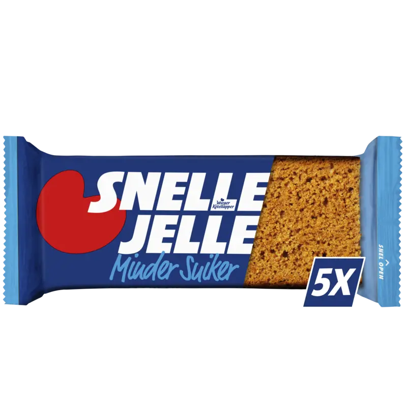 Snelle Jelle Kruidkoek minder suiker 5-pack