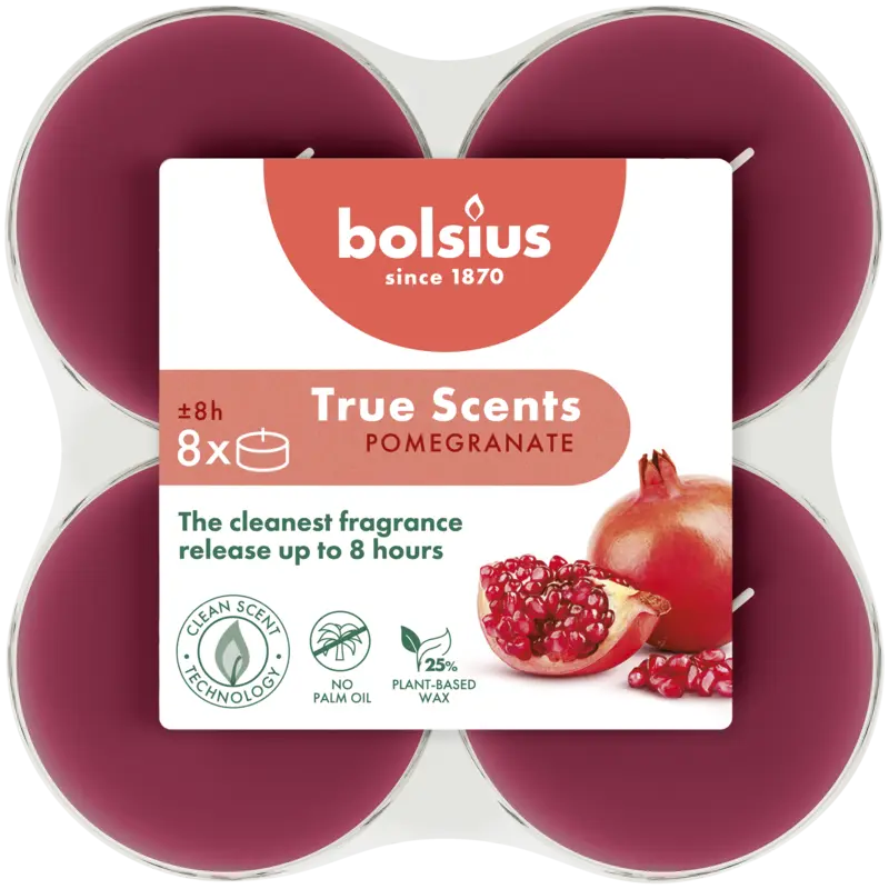 Bolsius Maxi geurtheelichten granaatappel