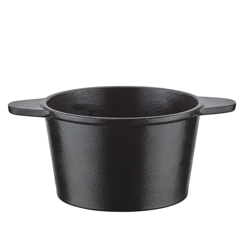 Fondue-Garnitur GRENOBLE schwarz matt 16 cm