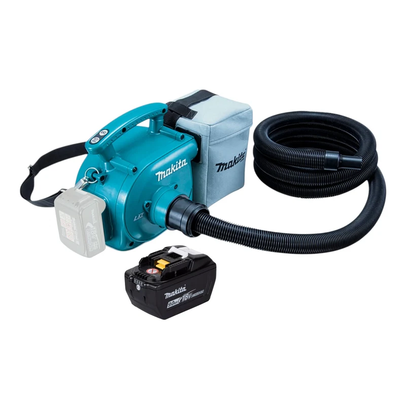 Makita DVC 350 Z Akku Staubsauger 18 V + 1x Akku 9,0 Ah - ohne Ladegerät
