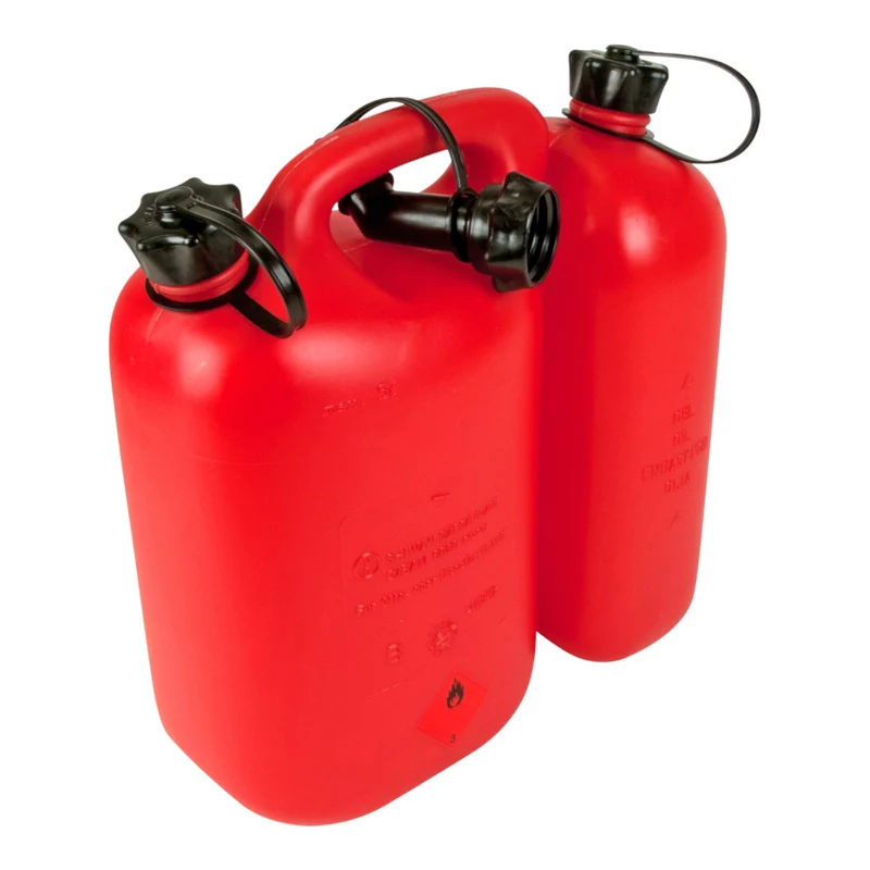 Oregon Kombikanister 5 + 3 l rot für Kraftstoff und Kettenöl ( 562407 )