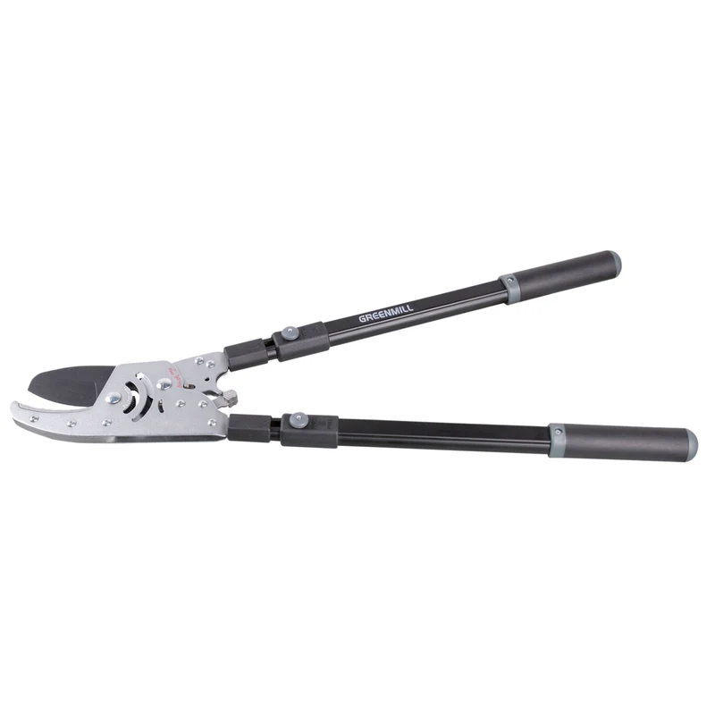 Amboss-Astschere Teleskopschere für Äste Baumschere einstellbare Länge von 71 cm bis 106 cm SK-5-Stahl Antihaftbeschichtung