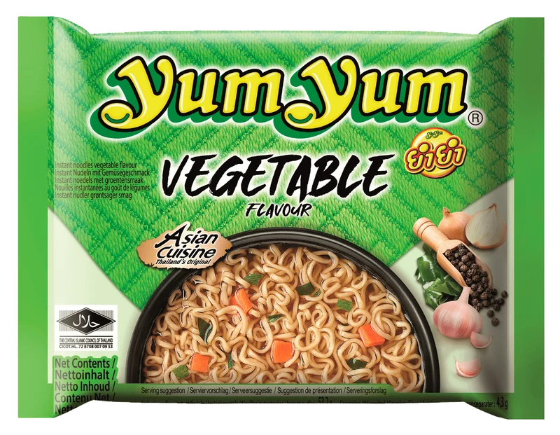 Yum Yum Noodlesoep groenten