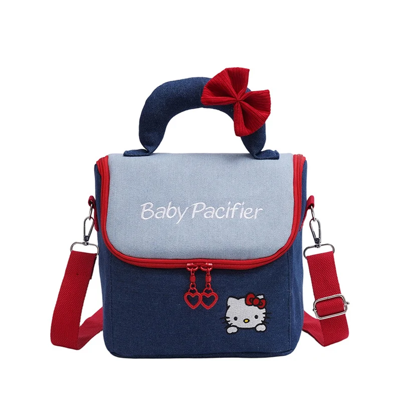 Stylische Denim Schnuller Tasche Karnz