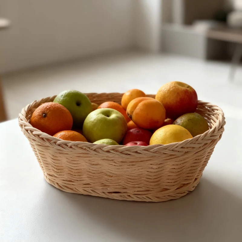 Handgefertigter Geflochtener Obstkorb Karnz