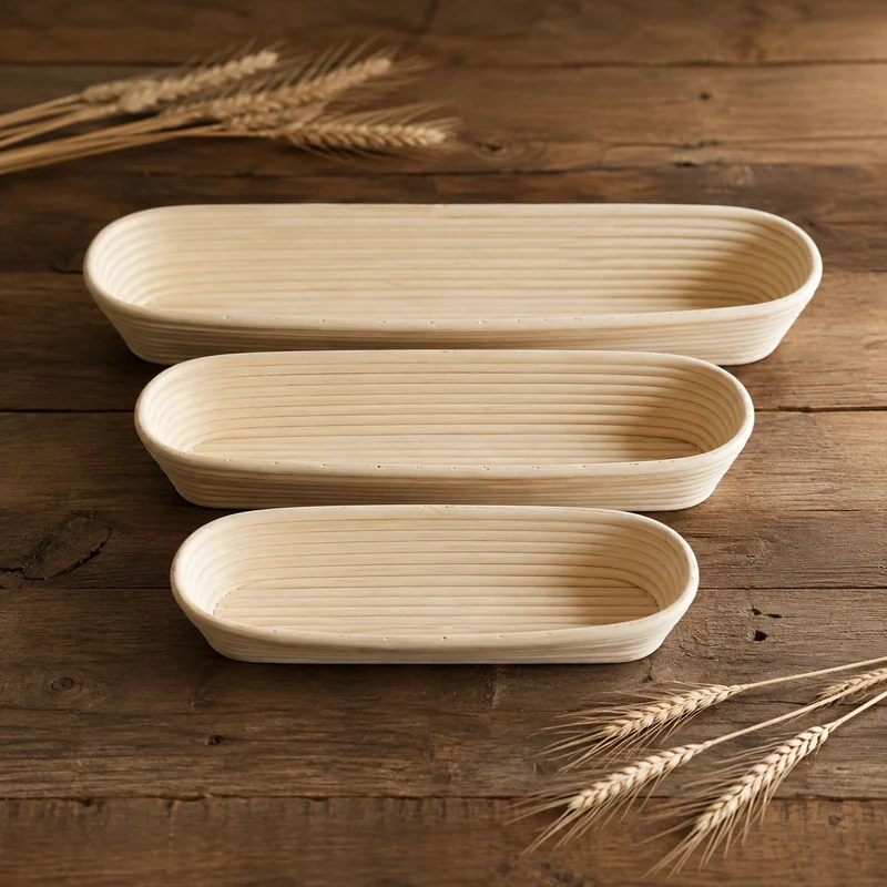 Artisan Crafting Rattan Körbe Karnz