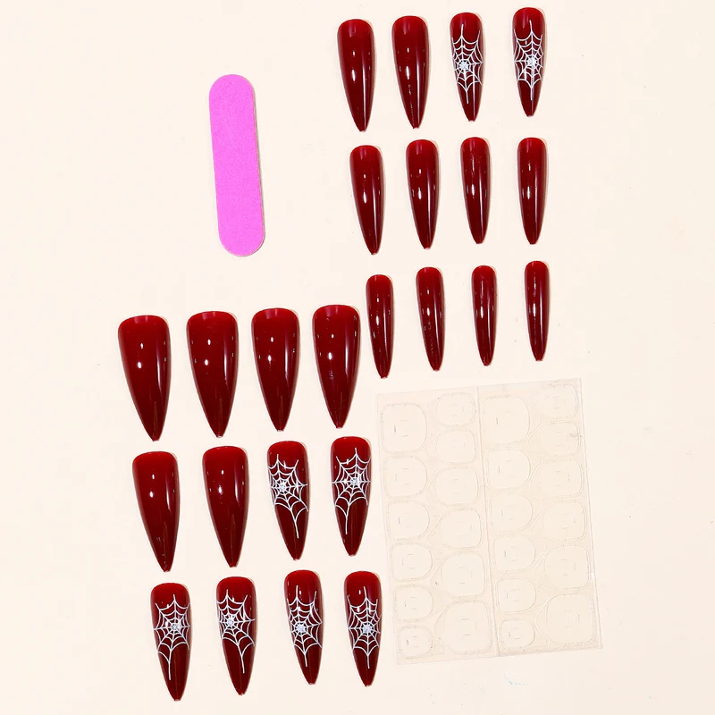 Halloween-Themen Stiletto Nagelkunst Extensions Karnz