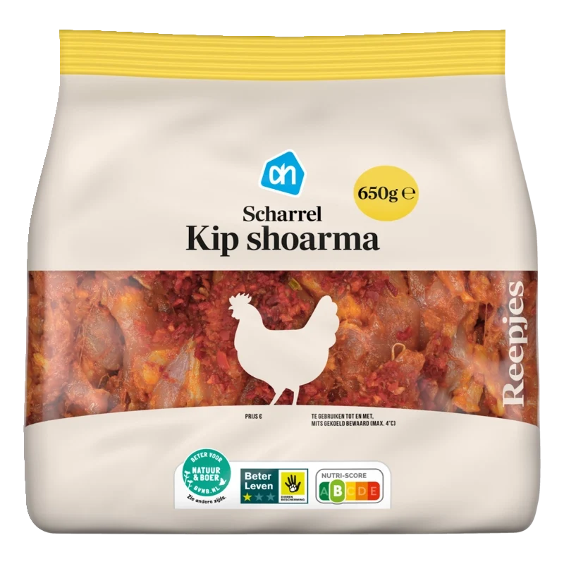 Scharrel kipdijfiletreepjes shoarma