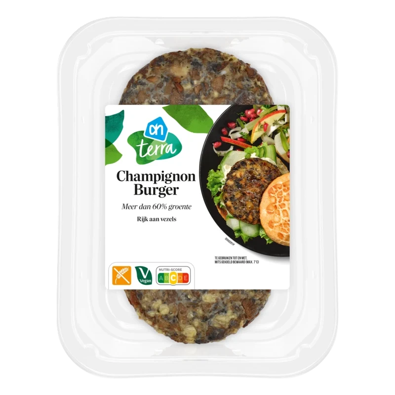 Vegetarische champignonburger