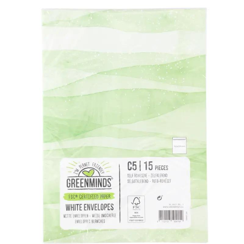Greenminds Enveloppen C5 wit