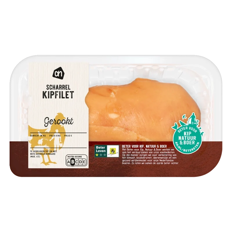 Scharrel gerookte kipfilet
