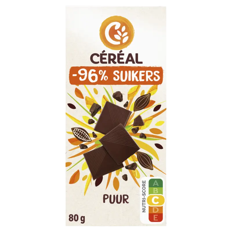 Céréal Purechocolade minder suikers