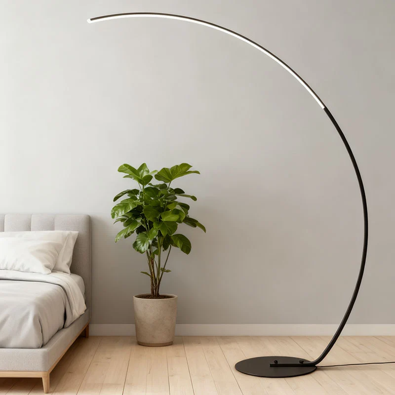LED-Stehleuchte, modern, dimmbar