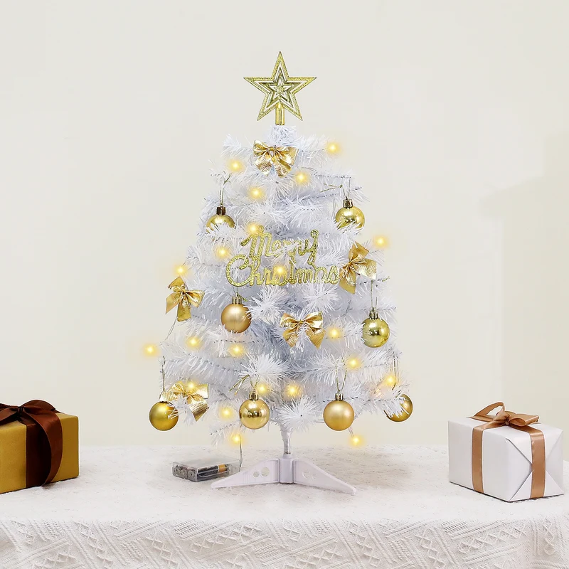Künstlicher Weihnachtsbaum 130 cm inkl. Lichterkette