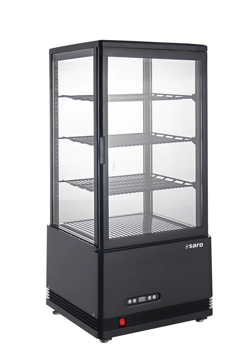 Saro Kühlvitrine SC 80 AV, schwarz