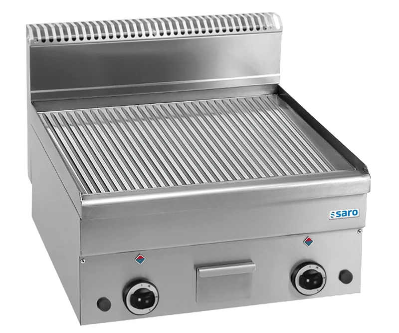 Saro Gasgrillplatte gerillt Tischmodell GFT66R