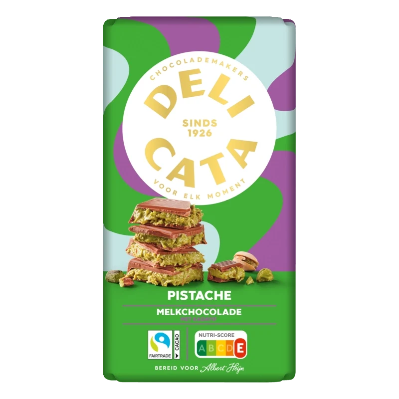 Delicata Melk met pistachevulling